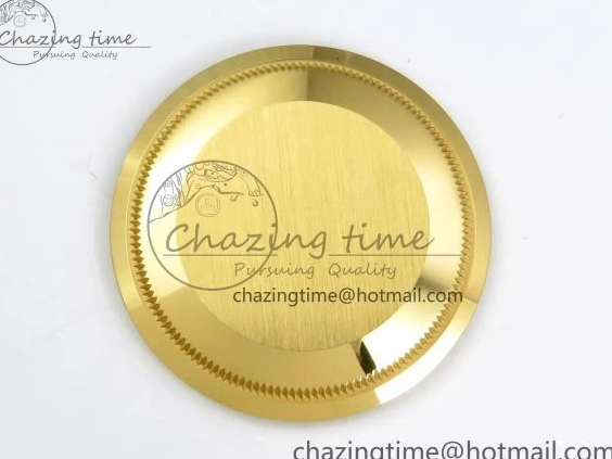 MiroTime 0121 WaterResistant Day Date 36 YG RAF 1:1 Best Edition Brown Oman Dial Diamonds Bezel on YG Bracelet A 1518